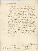 [Orange - Diplomatie]Evêché d'OrangeRéunion d'env. 55 missives, 1584-1640, adressées à...