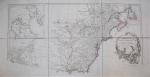 [Cartographie - Americana]
Jean Baptiste bourguignon d'ANVILLE
2 cartes d'Amérique, XVIIIe siècle
Amérique...