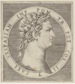 Fig. 32 Marcantonio Raimondi, Portrait de Vespasien, 1506-1534, s.n., Paris Bibliothèque nationale de France (BnF), RESERVE EB-5 (+, 12) -BOITE ECU