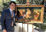 Jacques Farran et le tableau de la Renaissance italienne découvert ces jours-ci à Montpellier
