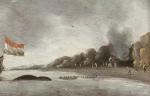 Attribué Willem Van DIEST (La Haye 1610 - 1673)
Baleiniers dans...