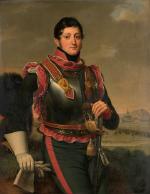 Anthelme-François LAGRENÉE (Paris, 1774 - 1832)
Portrait d'un jeune officier cuirassier...