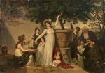 Louis GAUFFIER (Poitiers 1762 - Florence 1801) 
La cueillette des...