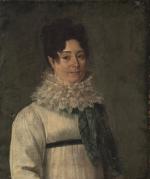 École FRANÇAISE du début du XIXe siècle.
Portrait d'Apolline de Villeneuve,...