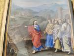 Ecole française du XVIIème siècleLe Christ guidant les apôtres Gouache...