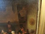 Richard BRAKENBURG (1650-1702)Scène de taverne.Toile signée en bas à gauche.Haut....