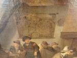 Richard BRAKENBURG (1650-1702)Scène de taverne.Toile signée en bas à gauche.Haut....
