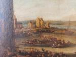 Attribué à Peter CASTEELS II (1684-1749)Vue du Pont neuf et...