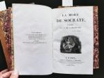 Lamartine- La mort de Socrate. Paris, Ladvocat, 1823.In-8, 142 pages...