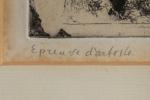 Marc CHAGALL (Franco-Russe, 1887-1985)Das Geschenk, c. 1944Eau-forte signée dans la...