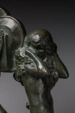 Ulysse GEMIGNANI (Français, 1906-1973)  Faunesses.Épreuve en bronze à la...
