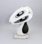 CHOMO (Français, 1907-1999)MutantEn siporex à patine blanche sur un socle...