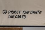 Hervé DI ROSA  (Français, né en 1959)Projet Rue Dante...