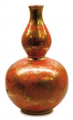 Pol CHAMBOST (Français, 1906-1983) Vase a` double gourde, 1981Céramique à...