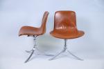 Poul KJAERHOLM (Danois, 1929-1980)
Suite de quatre chaises PK9, 1960-1969

Assises et...