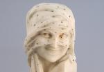 Giusto VITI (XIX-XX)Figure féminine en gaine la tête et les...