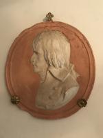 Dans le goût d'Antoine-Denis CHAUDET (1763-1810) Bonaparte premier consulMédaillon en...