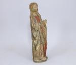 FRANCE, vers 1500Sainte orante, probablement Marie-MadeleineStatuette en bois polychromé.H. 32,5...