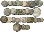 LOT de 32 monnaies françaises en argent (royales et féodales)...