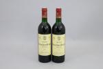 MOULIS, 14 bouteilles dont :
Château Chemin Royal, 1985, 2 bouteilles,...