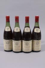 CORTON, Louis Jadot, 1973, 4 bouteilles, 3 à 6 cm,...