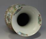 CHINE, CANTON - XIXe s.Grand VASE en porcelaine à décor...