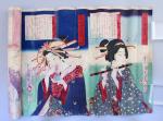Toyohara KUNICHIKA (1835-1900). Sept ESTAMPES aux portraits de femmes.Haut. la...