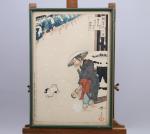 JAPON - Moderne. Utagawa YOSHIMUNE II (1863-1941)Douze OBAN TATE-E de...