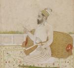 INDE MOGHOLE - fin du XVIIIe s. Portrait de Raja...