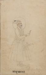 INDE - XIXe s.Portrait de Shah Alam (1759-1806) d'empereur moghol,...