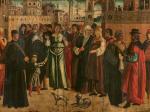 ÉCOLE VÉNITIENNE VERS 1510 Saint Tryphon exorcise la fille de...