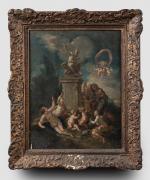 MICHELE ROCCA (Parme, 1671- Venise, 1751) L'offrande à Jupiter Toile.Haut....