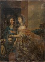 ÉCOLE FRANÇAISE VERS 1680 
Judith et Holopherne 

Toile.

Haut. 191 Larg....