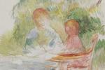 PIERRE-AUGUSTE RENOIR (Limoges, 1841 - Cagnes-sur-Mer, 1919)
Aline et Pierre Renoir...