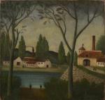 Rousseau Paysage, vers 1905.